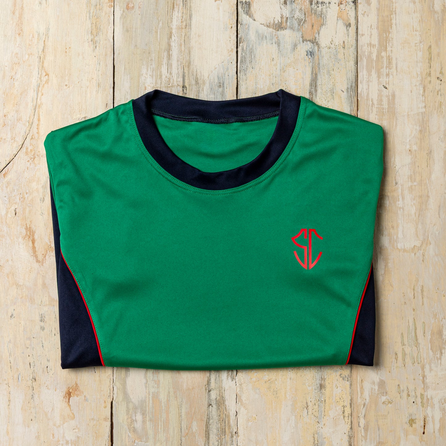 POLERA DEPORTIVA MUJER MANGA CORTA SAGRADO CORAZON DE APOQUINDO