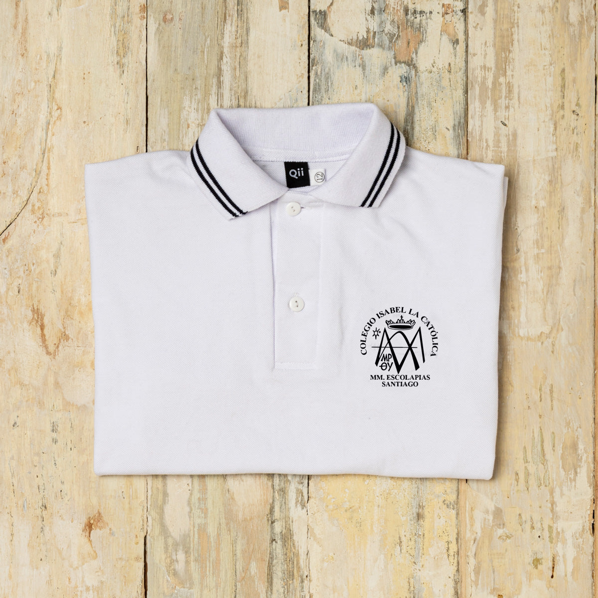 POLERA PIQUE MANGA CORTA COLEGIO ISABEL LA CATOLICA