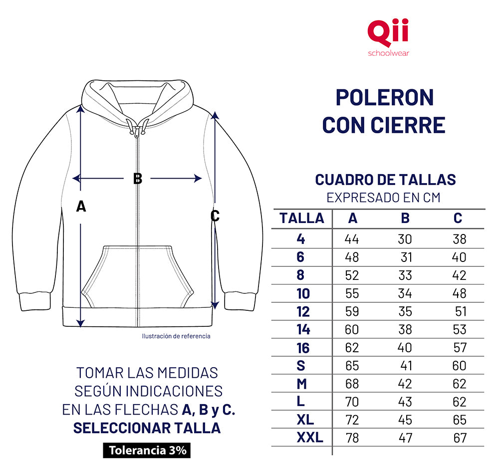 POLERON BUZO CON GORRO Y CIERRE EPULLAY