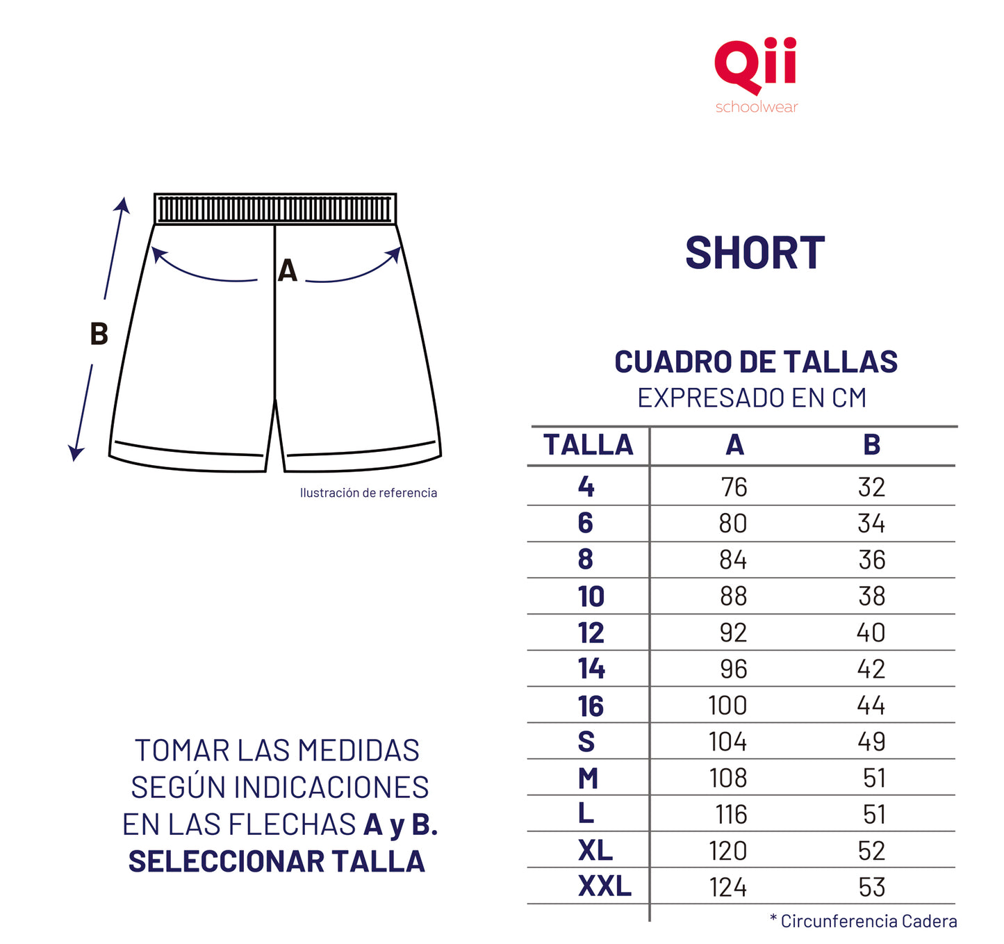 SHORT AZUL MARINO
