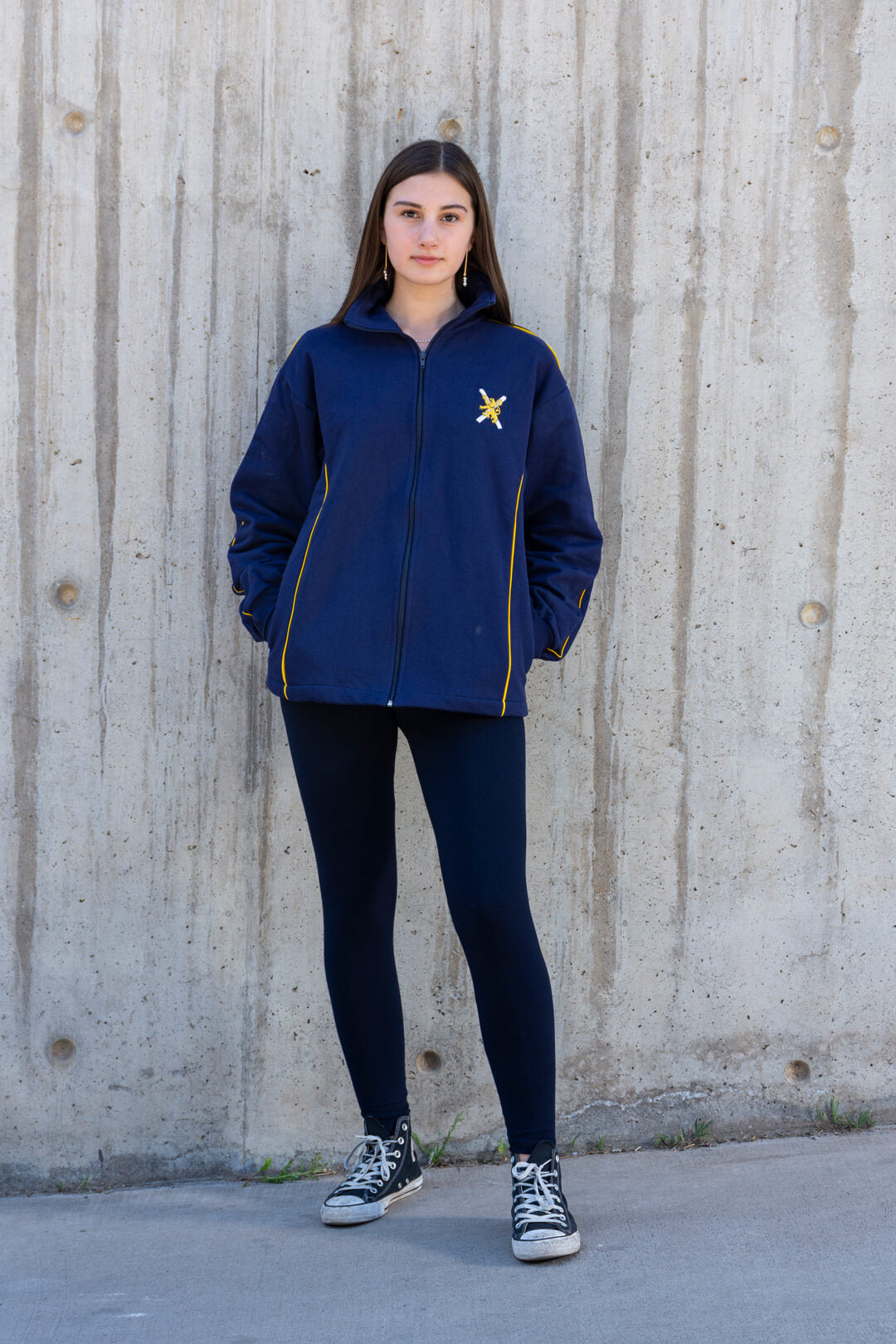 CALZA LARGA DEPORTIVA TEI (con logo)