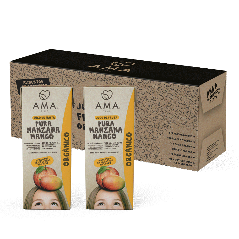 AMA Time Pack 24 unid - Jugo Manzana Mango 200 cc