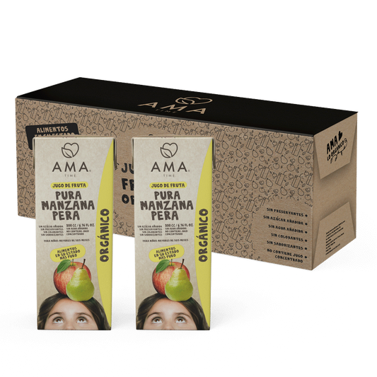 AMA Time Pack 24 unid - Jugo Manzana Pera 200 cc