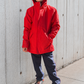 Parka escolar con gorro extraíble