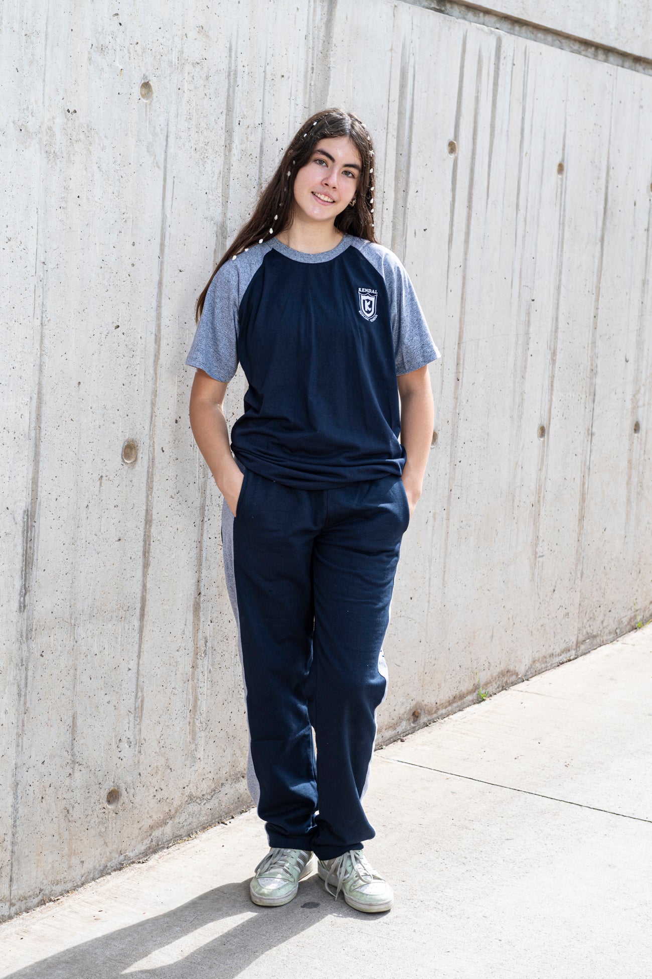 POLERA DEPORTIVA  MANGA CORTA  ALGODÓN  KENDAL SCHOOL