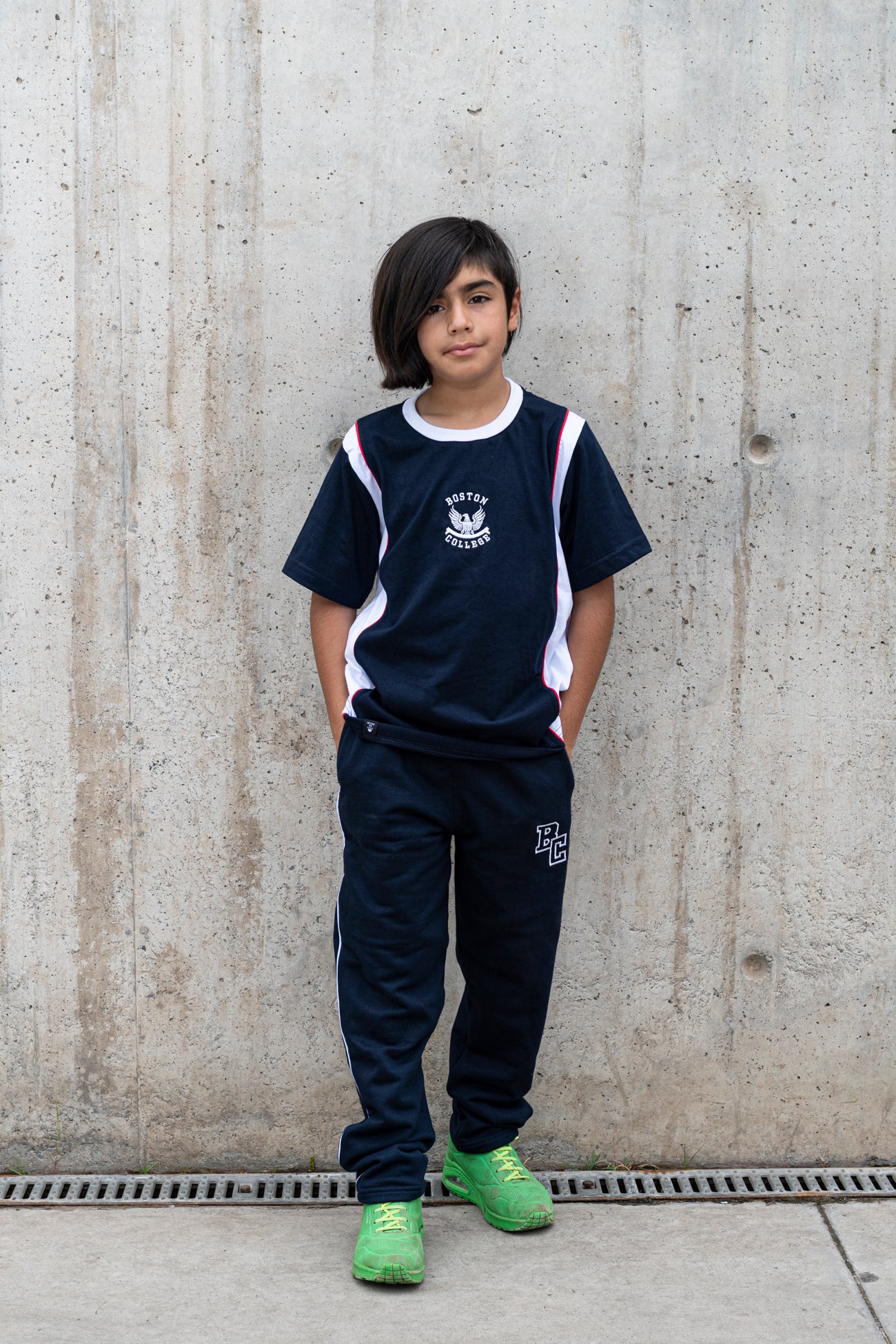 POLERA  DEPORTIVA  MANGA CORTA BOSTON COLLEGE HOMBRE