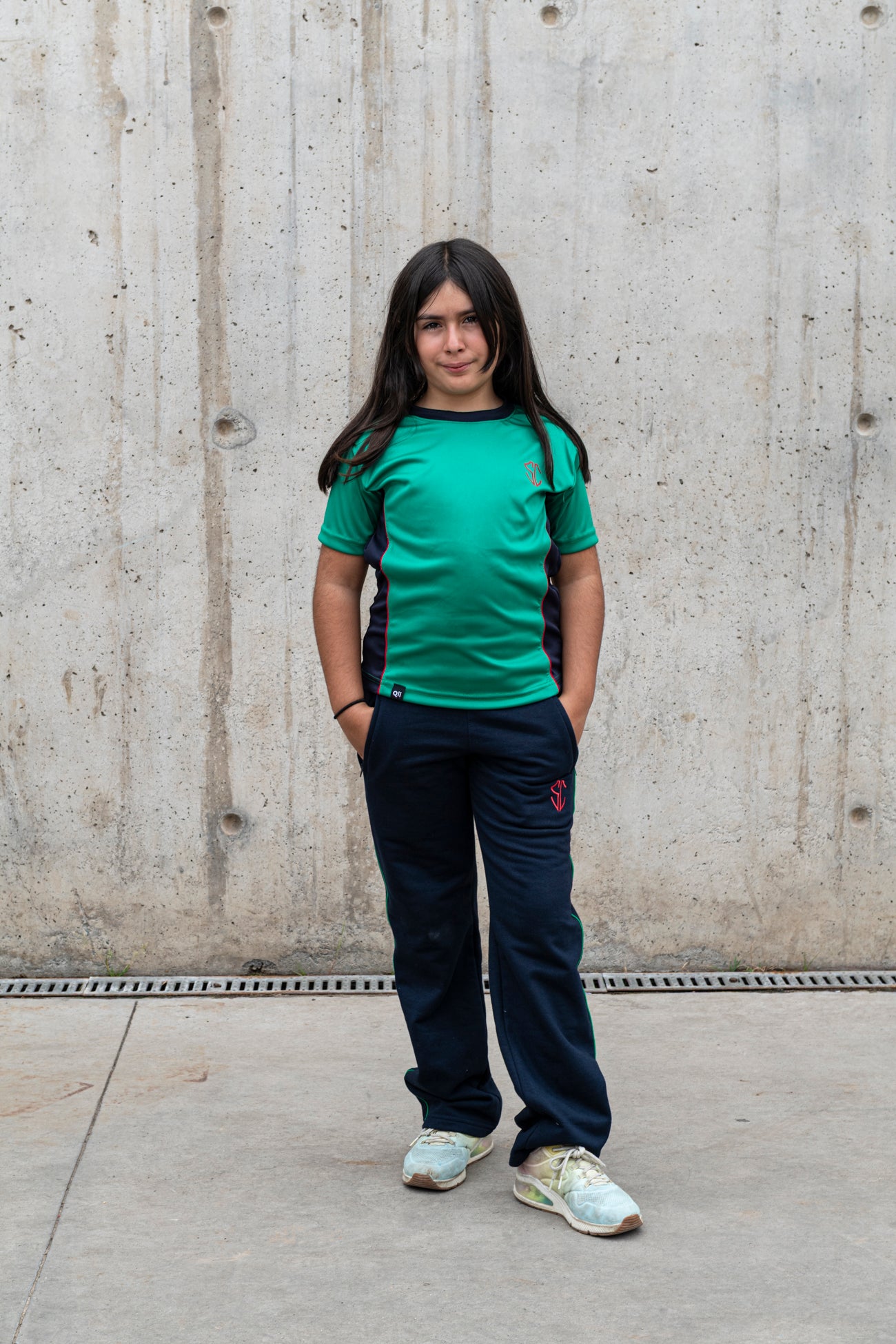 POLERA DEPORTIVA MUJER  MANGA CORTA  SAGRADO CORAZON DE APOQUINDO