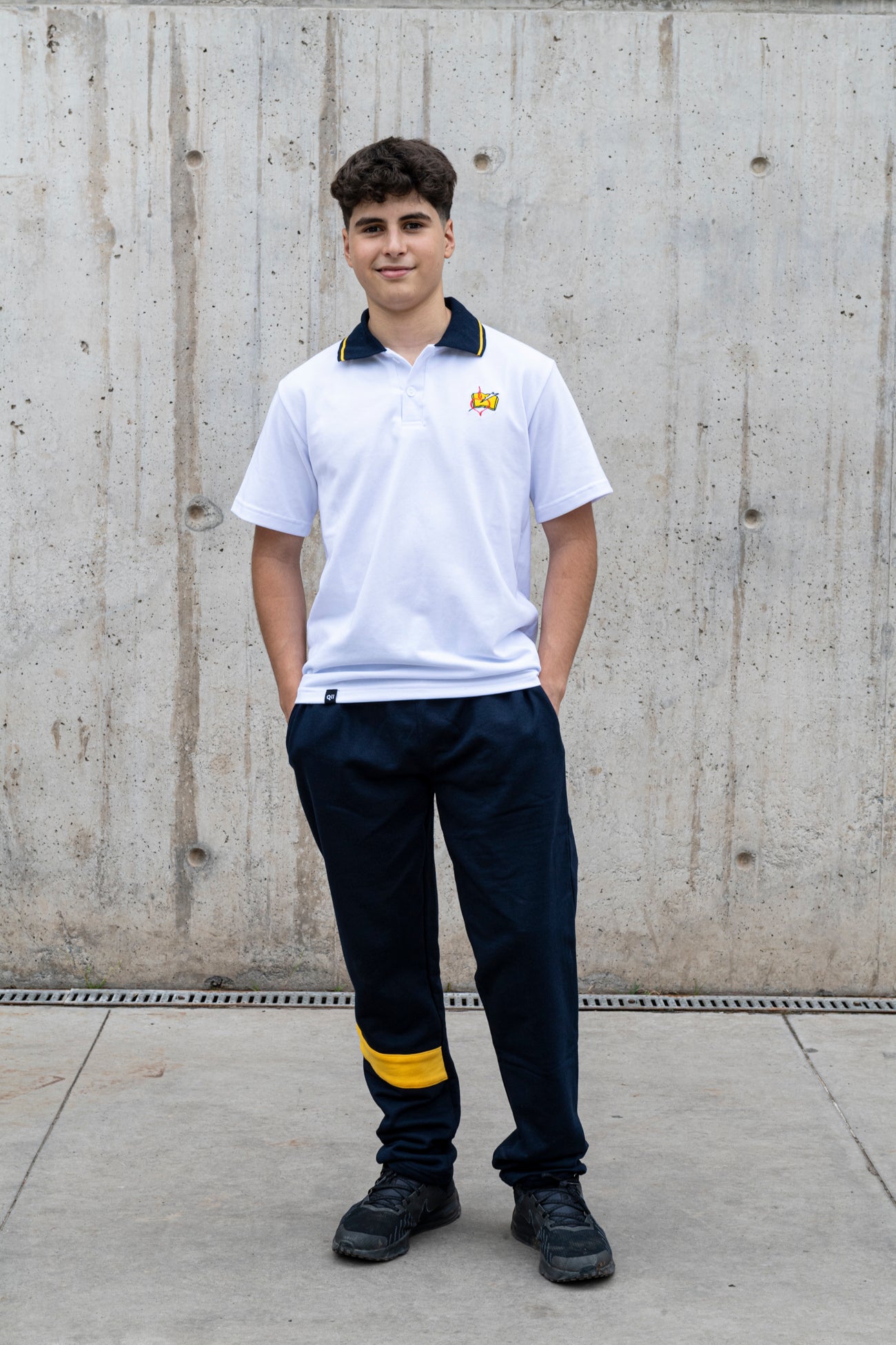 POLERA PIQUE MANGA CORTA COLEGIO SAN AGUSTIN DE ÑUÑOA