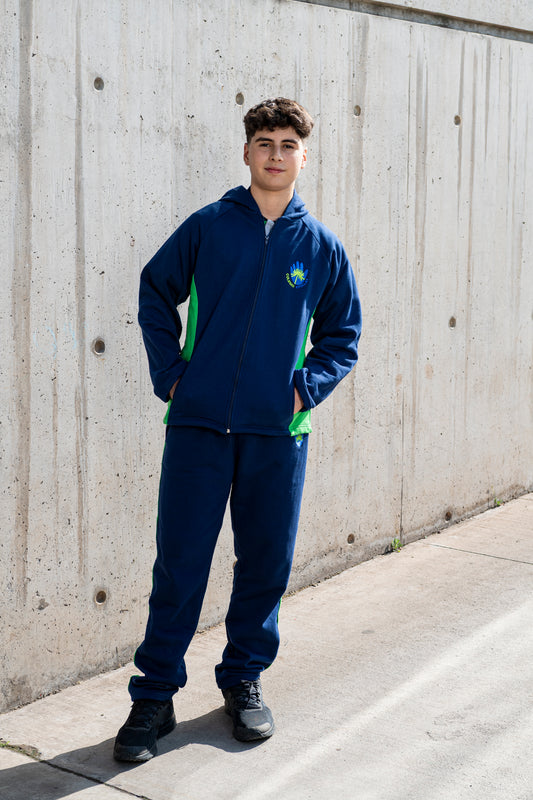 POLERON  BUZO CON GORRO Y CIERRE EPULLAY