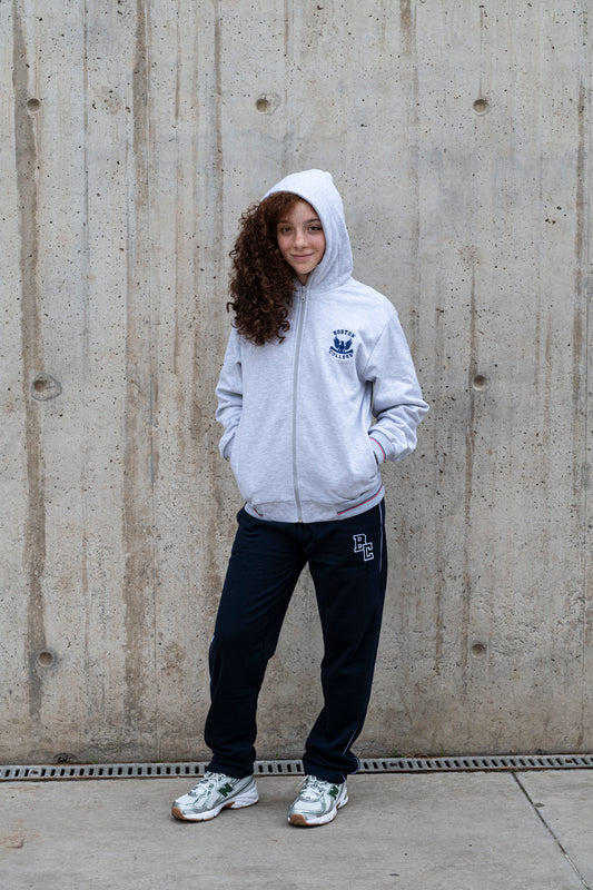 POLERON  BUZO BOSTON COLLEGE CON CIERRE