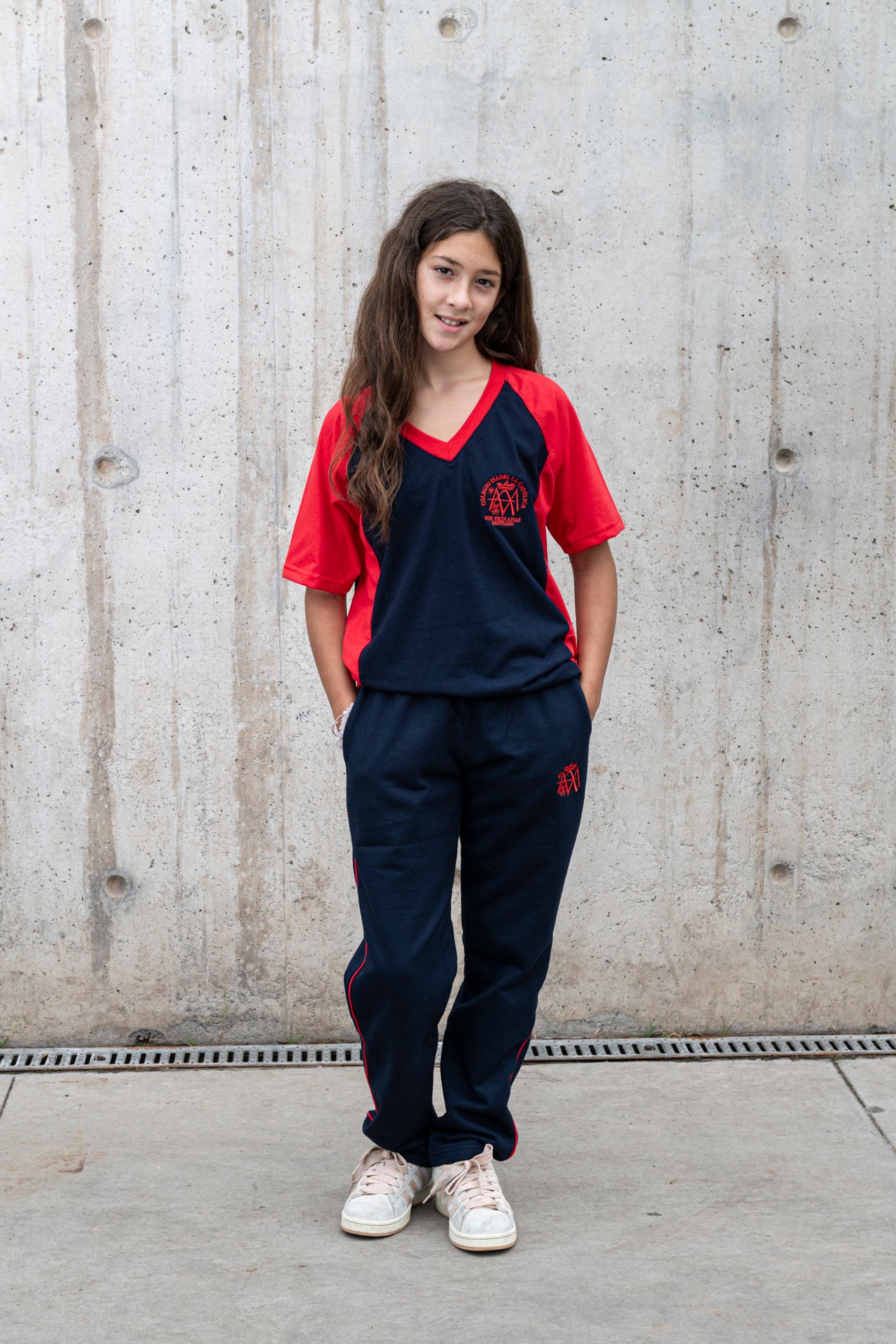 POLERA DEPORTIVA MANGA CORTA COLEGIO  ISABEL LA CATOLICA