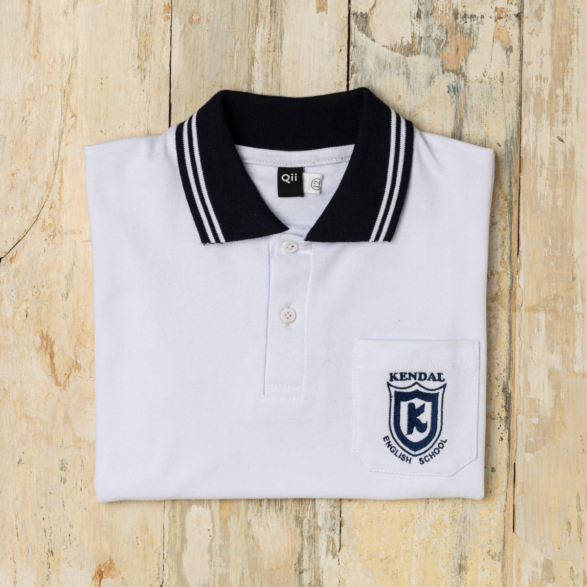 POLERA PIQUE MANGA CORTA  KENDAL SCHOOL