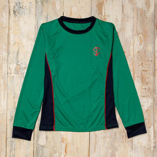 POLERA DEPORTIVA MUJER  MANGA LARGA  SAGRADO CORAZON DE APOQUINDO