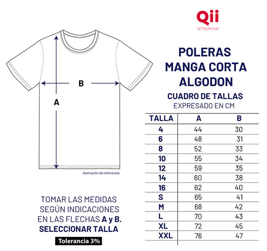 POLERA DEPORTIVA MANGA CORTA THE KENT SCHOOL